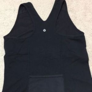 Lululemon High Neck Black Tank